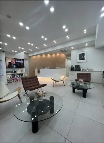 美容クリニックのロビー